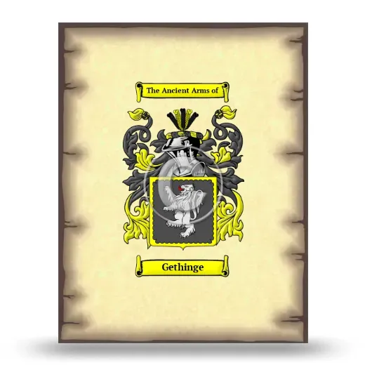 Gethinge Coat of Arms Print