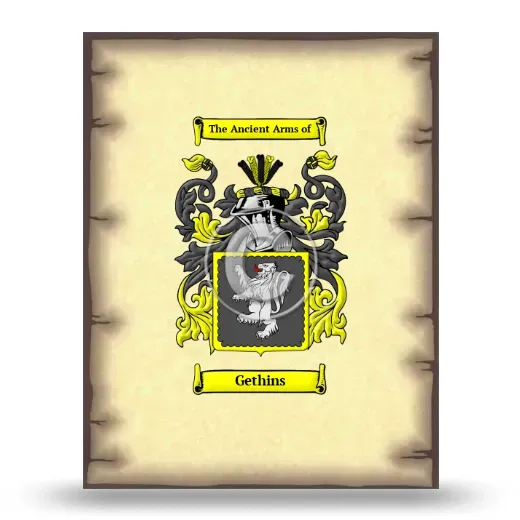Gethins Coat of Arms Print