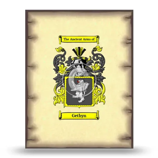Gethyn Coat of Arms Print