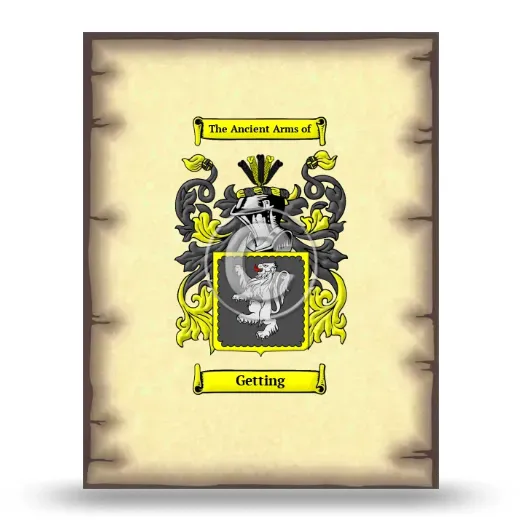 Getting Coat of Arms Print