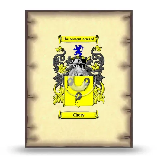 Ghety Coat of Arms Print