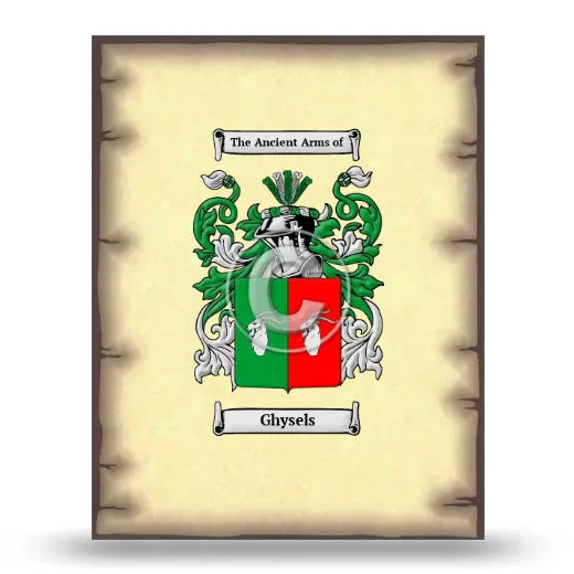 Ghysels Coat of Arms Print