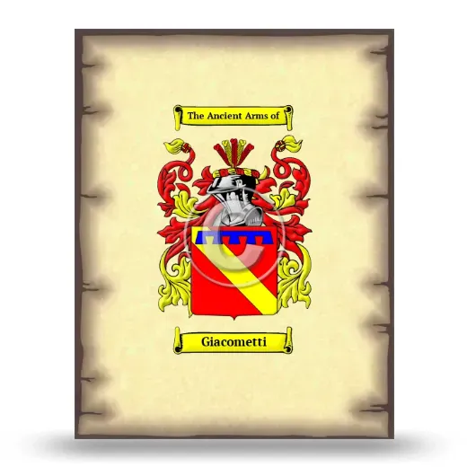 Giacometti Coat of Arms Print