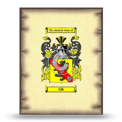 Gib Coat of Arms Print