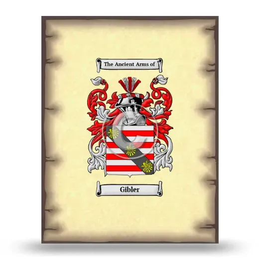 Gibler Coat of Arms Print