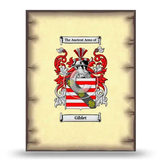 Giblet Coat of Arms Print
