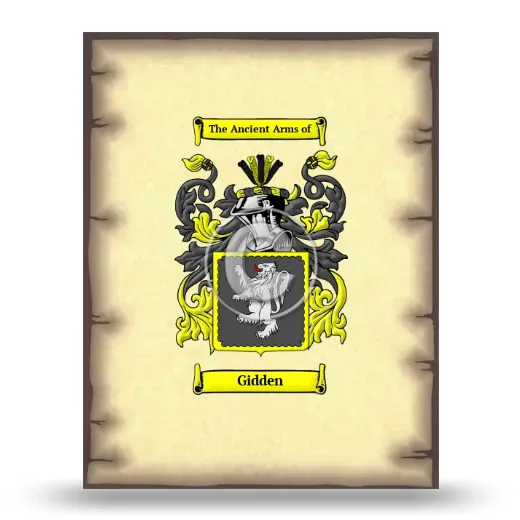 Gidden Coat of Arms Print