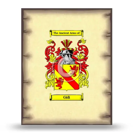 Gidi Coat of Arms Print