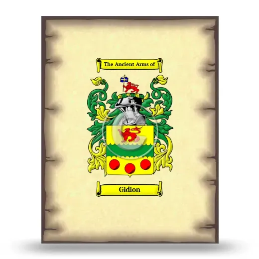 Gidion Coat of Arms Print