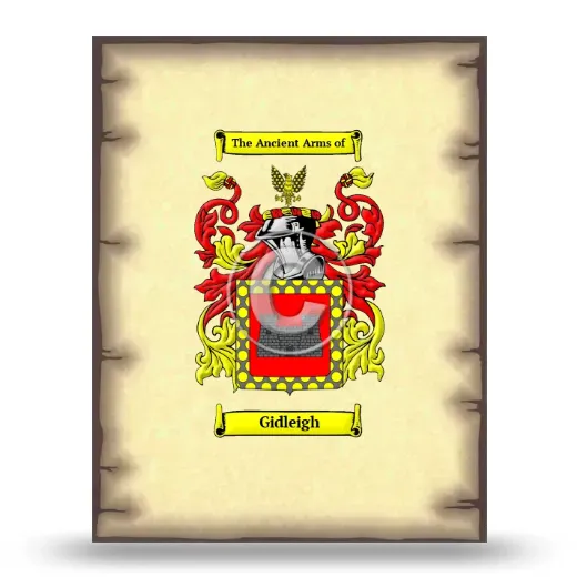 Gidleigh Coat of Arms Print