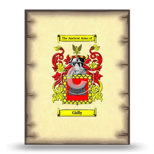 Gidly Coat of Arms Print
