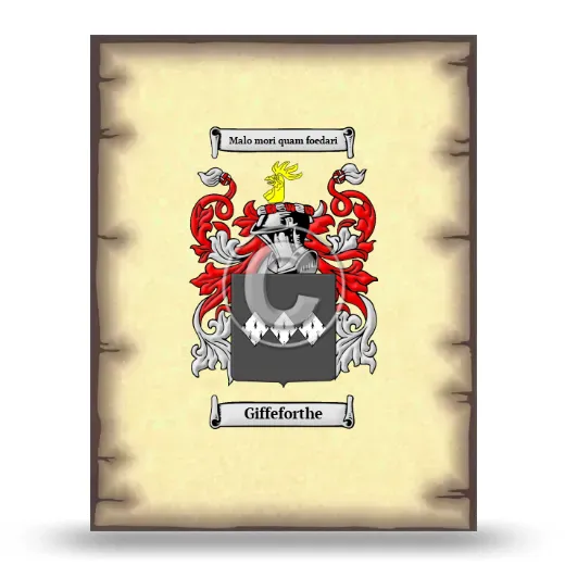 Giffeforthe Coat of Arms Print