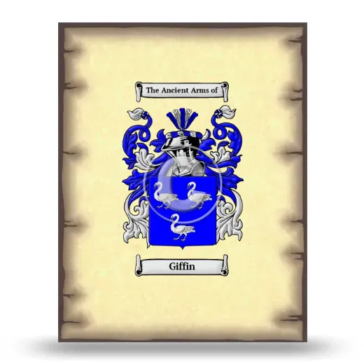 Giffin Coat of Arms Print