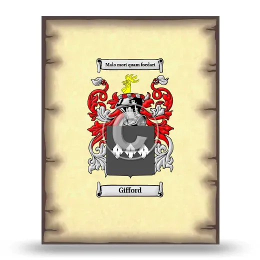 Gifford Coat of Arms Print