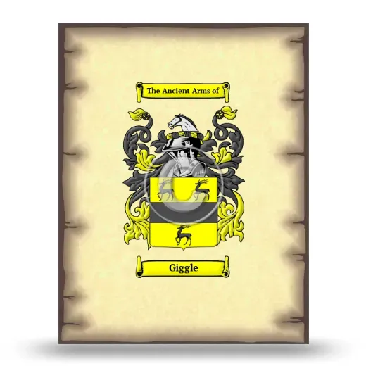 Giggle Coat of Arms Print