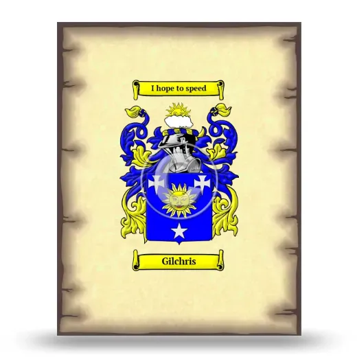 Gilchris Coat of Arms Print