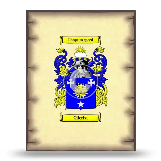 Gilcrist Coat of Arms Print
