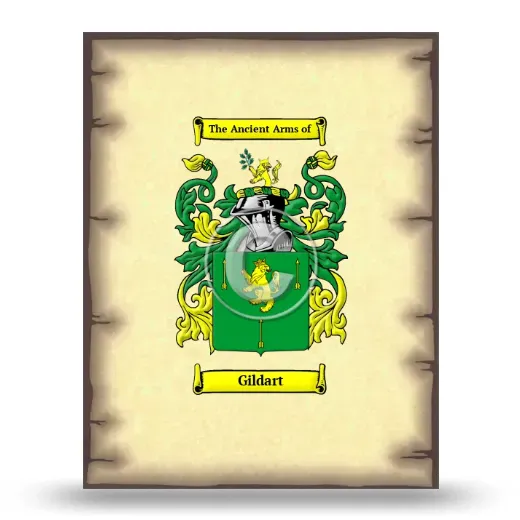 Gildart Coat of Arms Print
