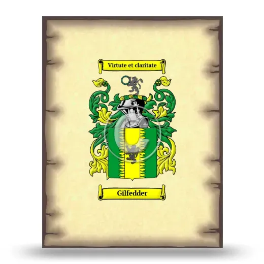 Gilfedder Coat of Arms Print