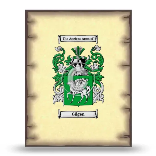 Gilgen Coat of Arms Print