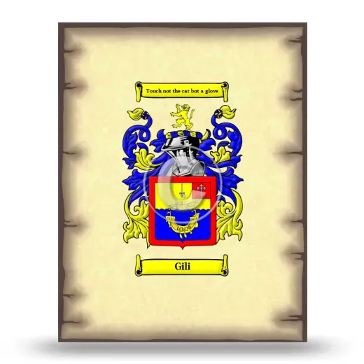 Gili Coat of Arms Print