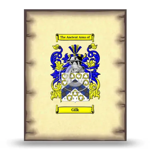 Gilk Coat of Arms Print