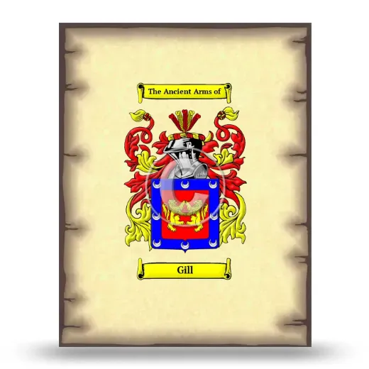 Gill Coat of Arms Print