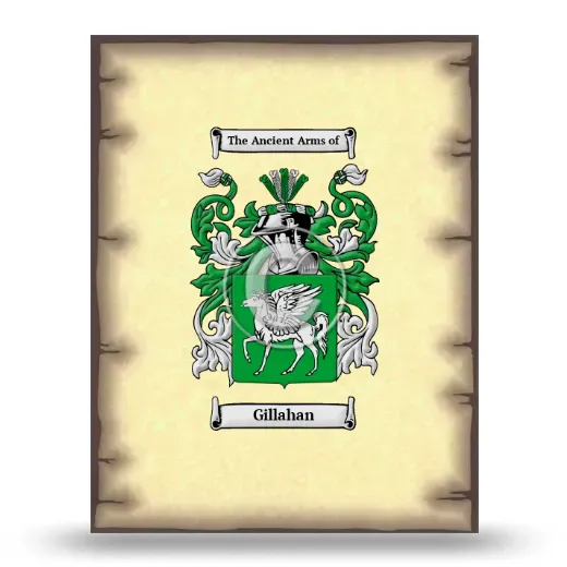 Gillahan Coat of Arms Print