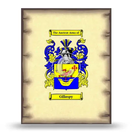 Gillaspy Coat of Arms Print