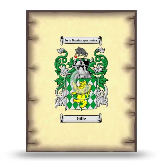 Gille Coat of Arms Print
