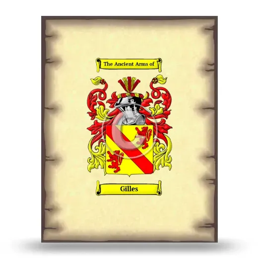 Gilles Coat of Arms Print