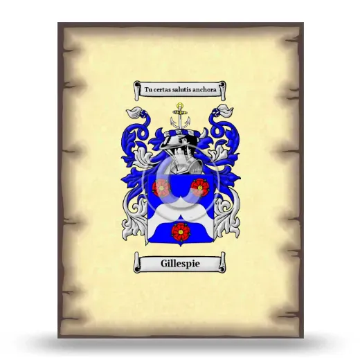 Gillespie Coat of Arms Print