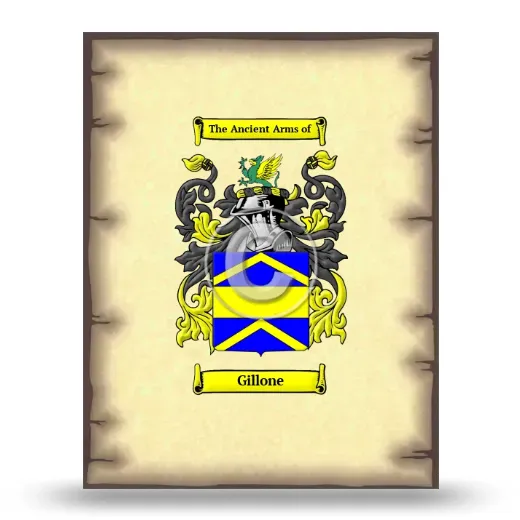 Gillone Coat of Arms Print