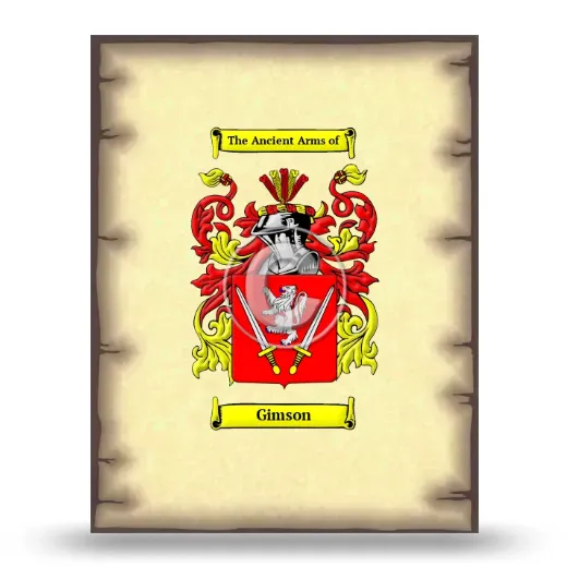 Gimson Coat of Arms Print