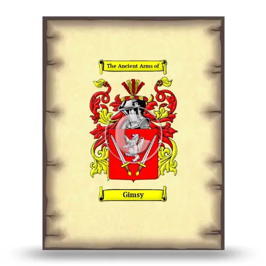 Gimsy Coat of Arms Print