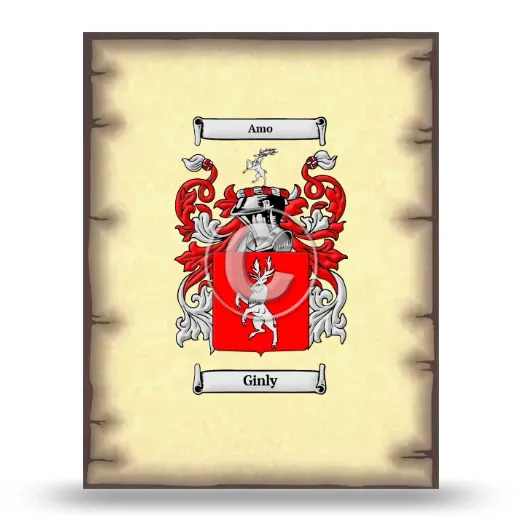 Ginly Coat of Arms Print