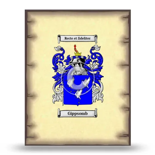 Gippsomb Coat of Arms Print