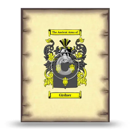 Girdner Coat of Arms Print