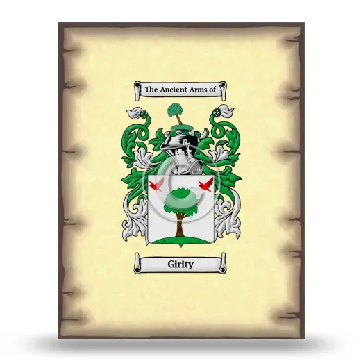 Girity Coat of Arms Print
