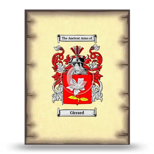 Girrard Coat of Arms Print