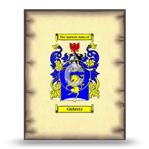 Gisbertz Coat of Arms Print