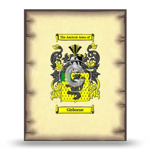 Gisborne Coat of Arms Print