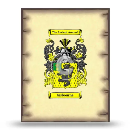 Gisbourne Coat of Arms Print