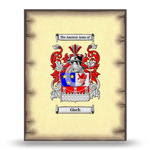 Gisch Coat of Arms Print