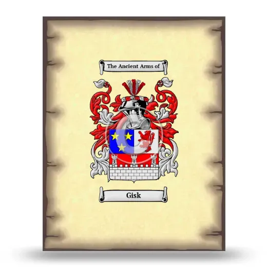 Gisk Coat of Arms Print