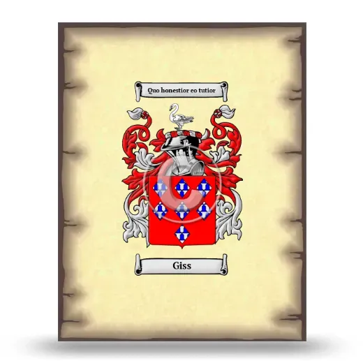 Giss Coat of Arms Print