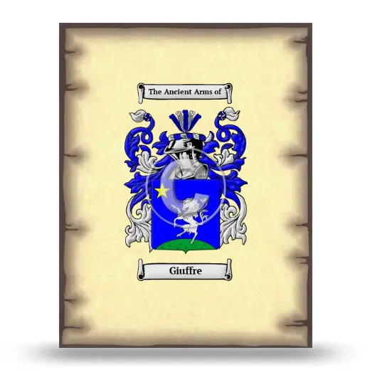 Giuffre Coat of Arms Print