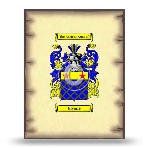 Givane Coat of Arms Print