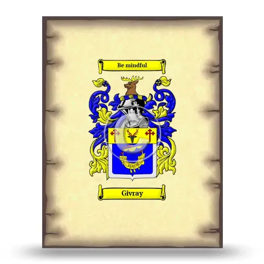 Givray Coat of Arms Print