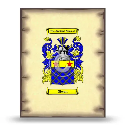 Giwen Coat of Arms Print